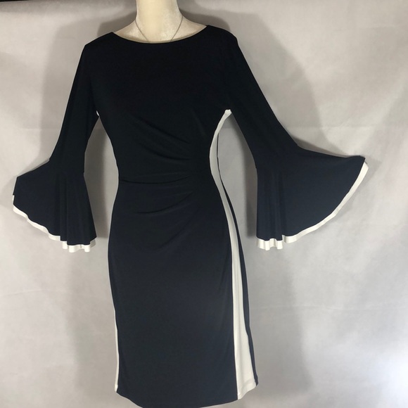 Lauren Ralph Lauren Dresses & Skirts - NWT = RALPH LAUREN , Size 8 , Navy Midi dress .